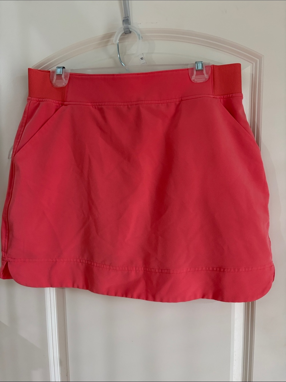 32 Cool Coral Active  Skirt with Stretch Waistband